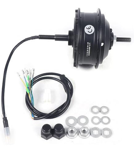 L-faster Kit De Conversión De Rueda De Motor De 14 Pulgadas, 36 V, 350 W, LCD, Acelerador De Pulgar (24V350W Sin Neumáticos