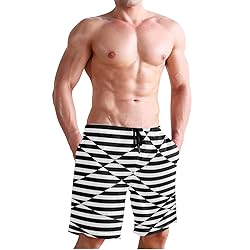 Aluy's boutique Men's Summer Cool Swim Trunks Quick