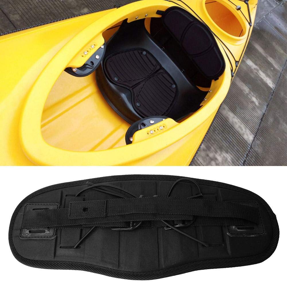 DEWIN Kayak Seat Back, Adjustable Kayak Non-slip Canoe Seat Backrest Comfortable Pad Black