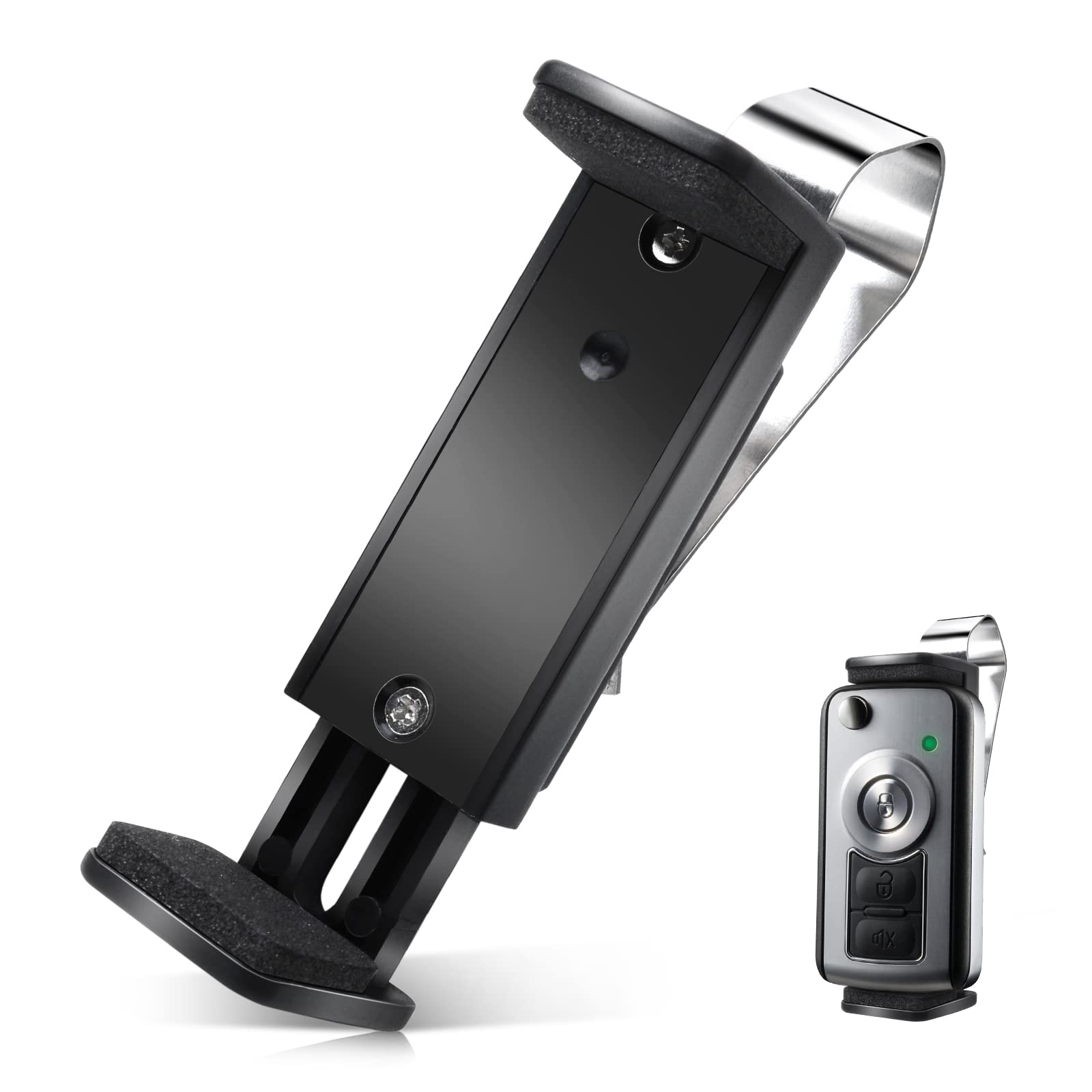 Photo 1 of Garage Door Opener Clip, Universal Garage Door Opener Remote Holder Adjustable Visor Clips for Cars, Compatible with Liftmaster Sears Chamberlain
