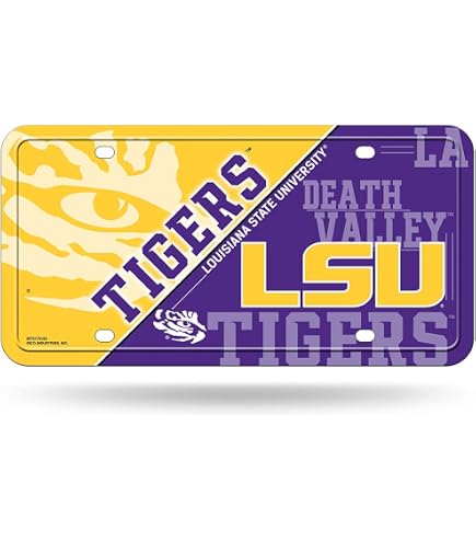 Mississippi State Bulldogs Diamond 6x12 Aluminum License Plate Tag – College Football Fan Gear