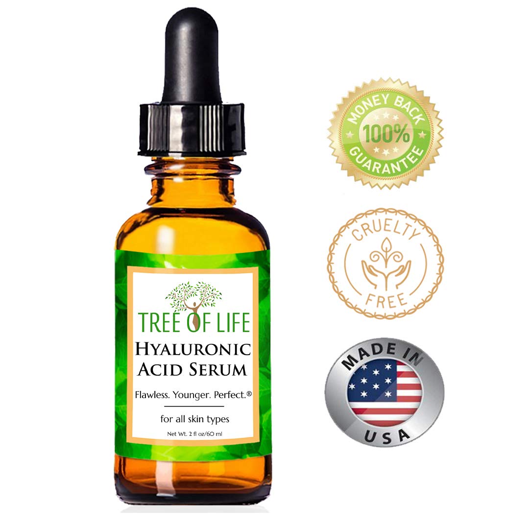 Hyaluronic Acid Serum for Face - DOUBLE SIZE (2oz) Hyaluronic Acid Moisturizer for Skin: Beauty