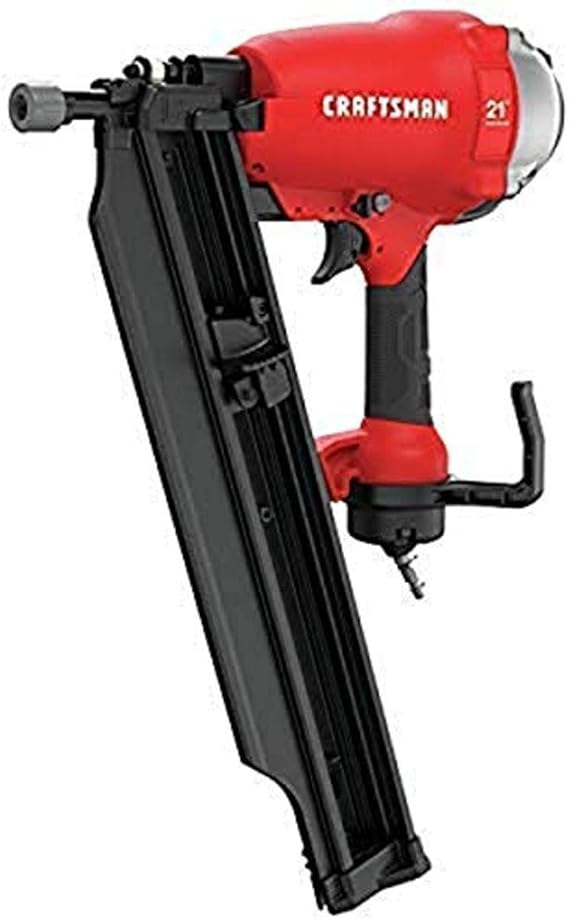 CRAFTSMAN Framing Nail Gun, 21 Degree with Round Head Nail Project Pack