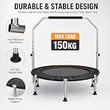 Panana Foldable Mini Trampoline 48 inch with Adjustable Handlebar 150kg view 4