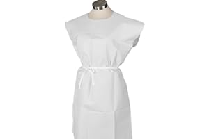 Avalon Papers 811 Standard Gown, Tissue/Poly/Tissue, White (Pack of 50)