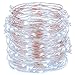 String Lights,Oak Leaf 2 Set of Micro 30 LEDs Super Bright Cool White Led Rope Lights Battery Operated on 9.8 Ft Long Ultra Thin String Copper For Christmas Home Bedroom Party Decoration