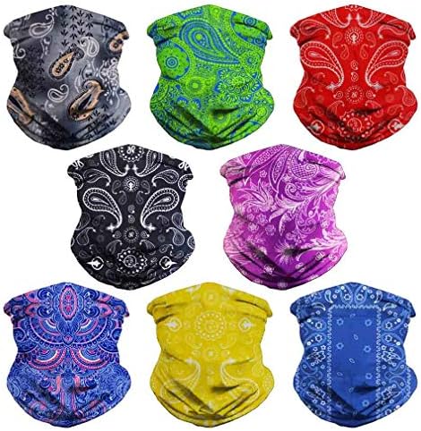 Eytan Outdoor Sports Multifunctional Headwear - Wear as Headband Face Shield Neck Gaiter Scarf Wrap Sweatband for Hunting Fishing Hiking - Seamless Tube Bandana