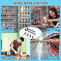 Shimeyao 24 Pcs Metal Slatwall Hooks Accessories
