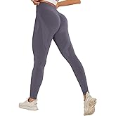SEASUM Scrunch Butt Lifting Leggings for Women Seamless Workout High Waisted Tummy Control Gym Yoga Pants