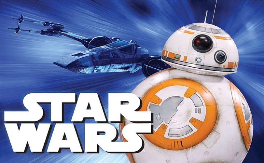 FOHOG All Disney Marvel Product 17 x 24 inch Memory Foam Mat or 54 x 80 inch Super Soft Area Rug Non Slip Backing Kids Toddler kindermat Bath Bed Living (Star Wars, 17x24 Memory Mat)