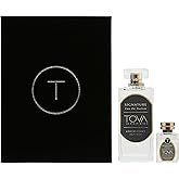 Tova Signature Anniversary Fragrance Set – Fresh Woody Scent – Long-Lasting Eau de Parfum for Women – Bergamot Jasmine Musk – USA-Made & Cruelty-Free – 3.4 fl oz + 0.5 fl oz
