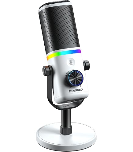 Amazon.com: Aokeo Microphone for PC, AK-10 USB/XLR Dynamic Desktop
