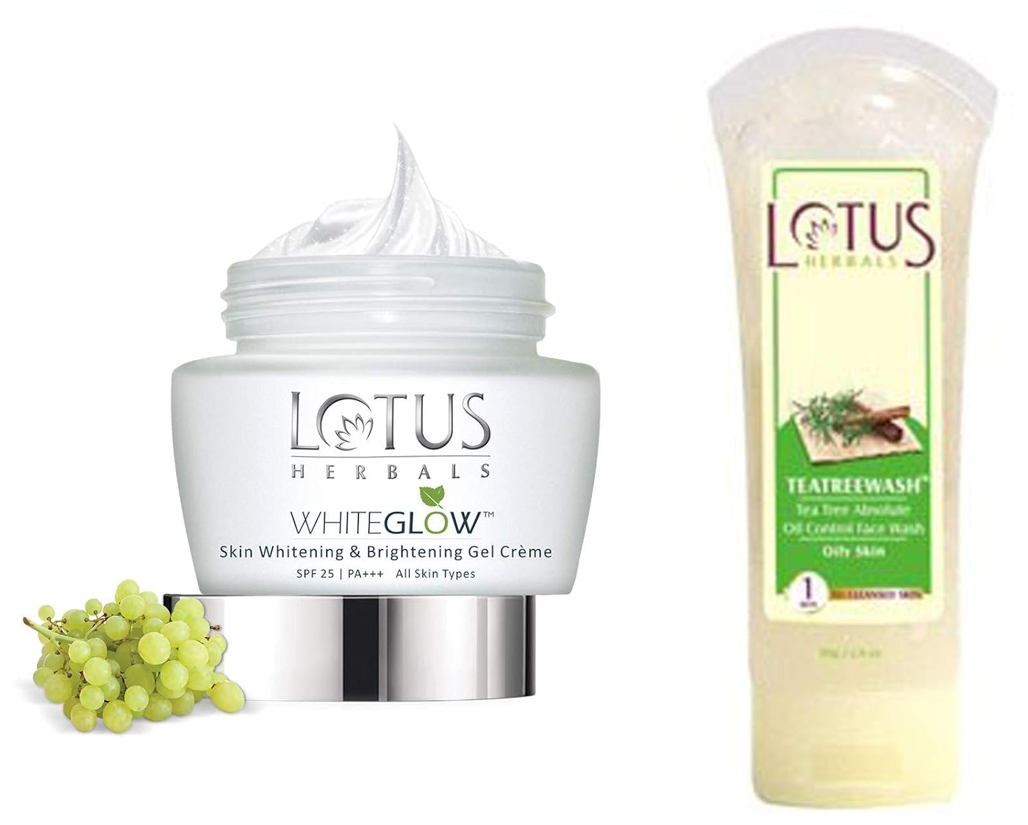 Lotus Herbals Whiteglow Skin Whitening And Brightening Gel Creme, SPF
