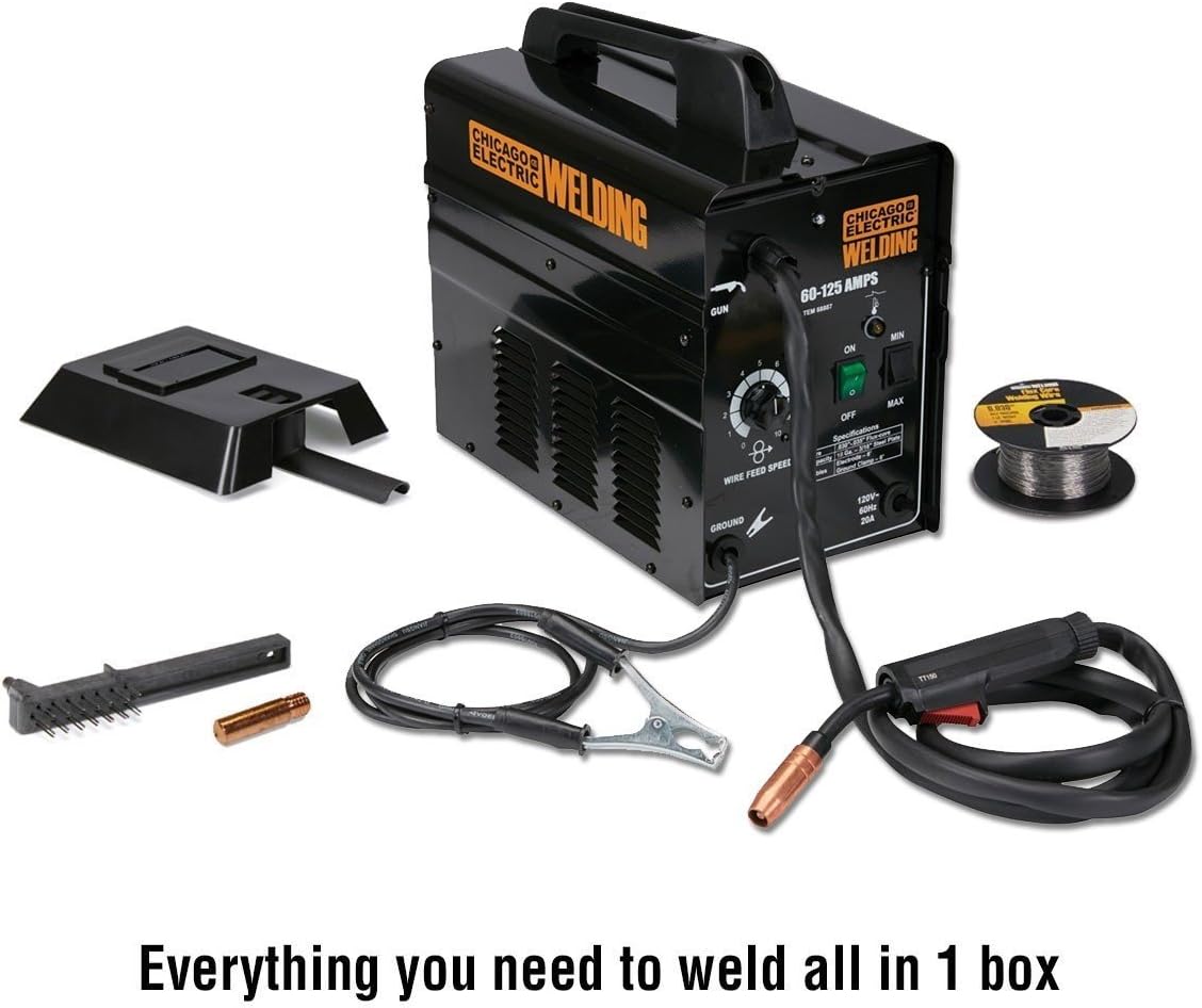 25 Amp 120 Volt/20 Amp Flux Core Wire Welder Best For Flux Welder For Home Use