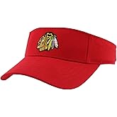 ZHATS NHL Unisex-Adult NHL Officially Licensed Visor Drill Icon Team Color