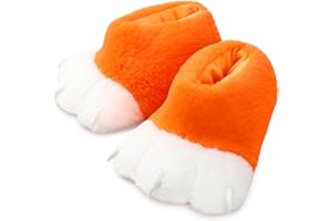 Chicingyou Cosplay Animal Paw Slippers Cat Bear Panda Wolf Dog Fox Feet Claw Shoes Furry Boots for Adults Costume Accessories