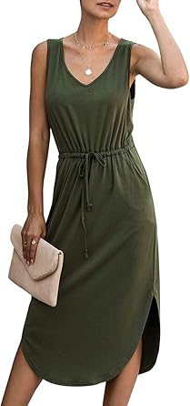 spaghetti maxi dress