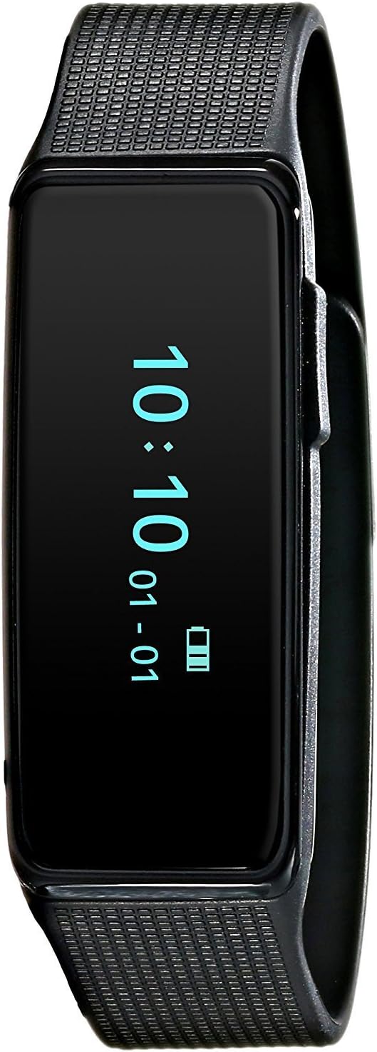 Nuband Activ+ Activity Tracker Sleep Tracking Black Steps Calories Distance