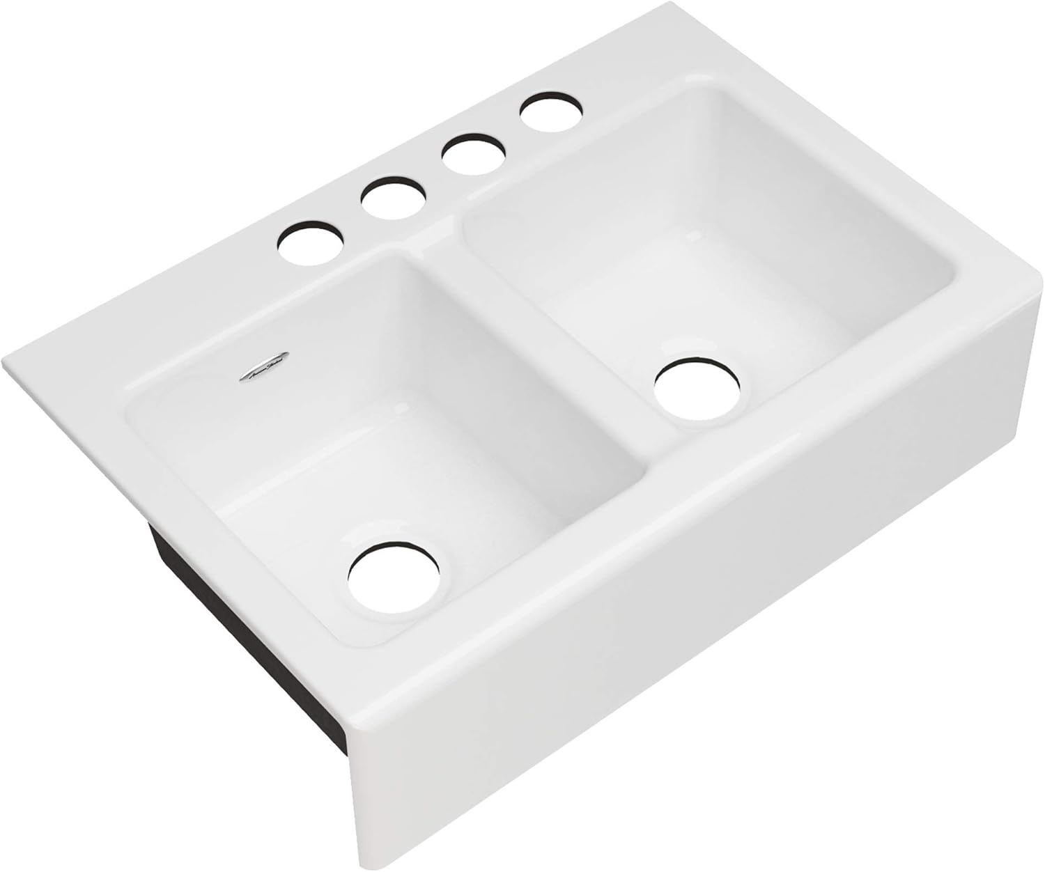 American Standard 77db33220a 308 Delancey 33x22 Double Bowl Cast