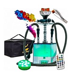 2 Hose Hookah Set With Travel Case Clean