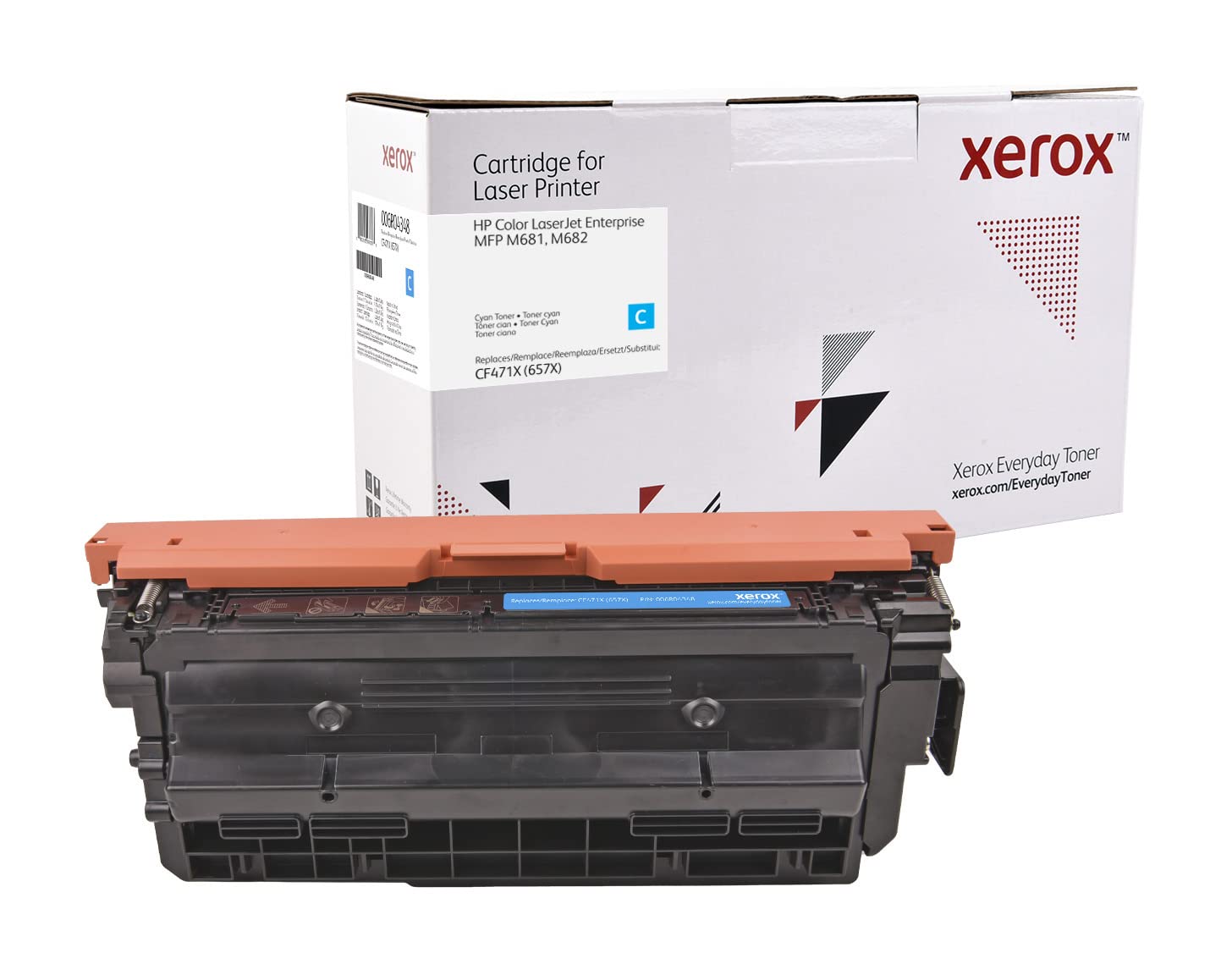 Everyday by Xerox Cyan Toner compatible with HP 657X (CF471X), High Capacity