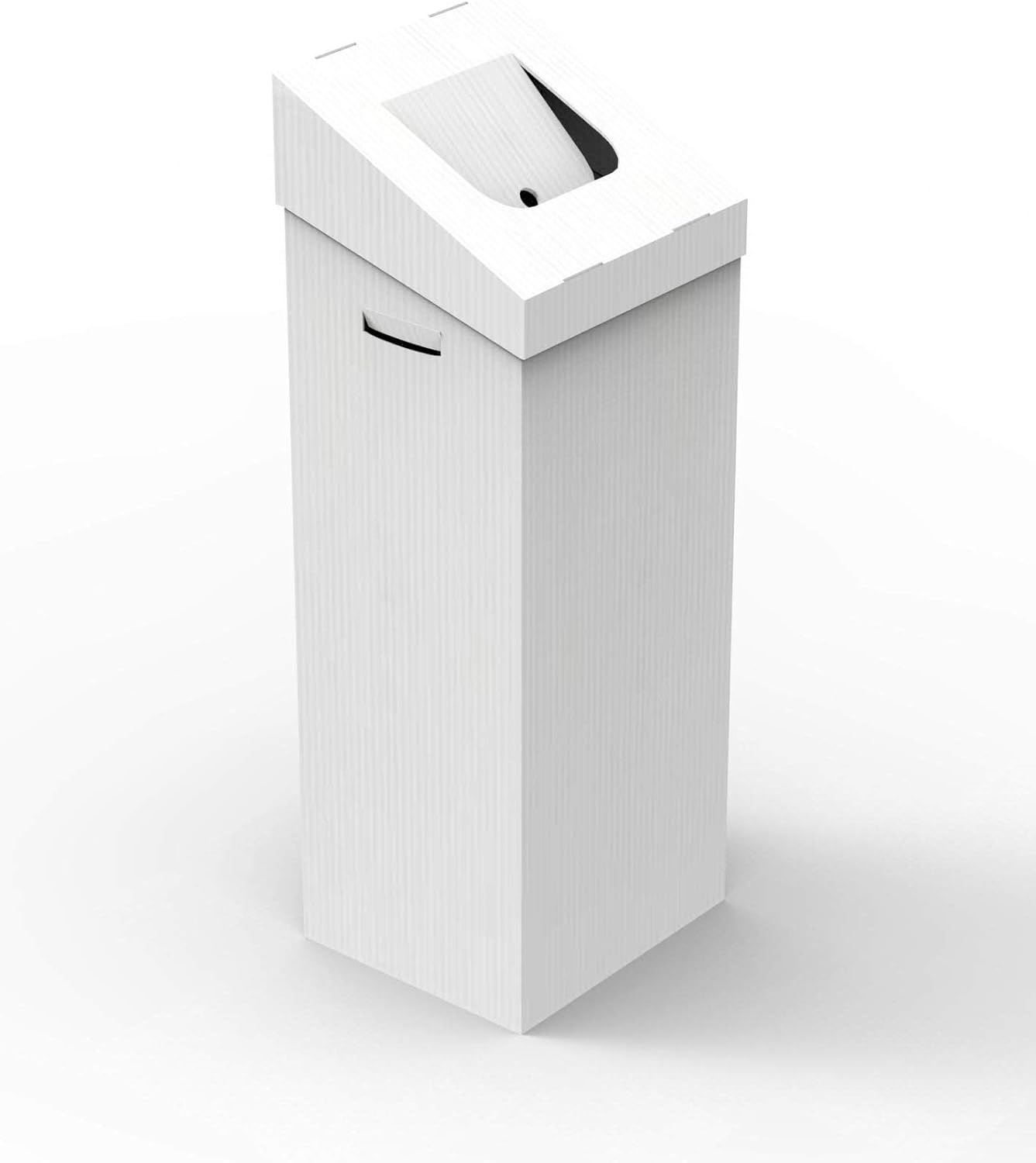 papelera DE Carton Blanco 100L 35X30X95 AUTOMONTABLE: Amazon.es: Hogar