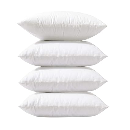Beddingcareuk 4 Pack 45x45 Cm 18 X 18 Cushion Pads Insert Inners