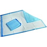 Medpride Disposable Underpads 23'' X 36'' (50-Count) Incontinence Pads, Chux, Bed Covers, Puppy Training | Thick, Super Absor