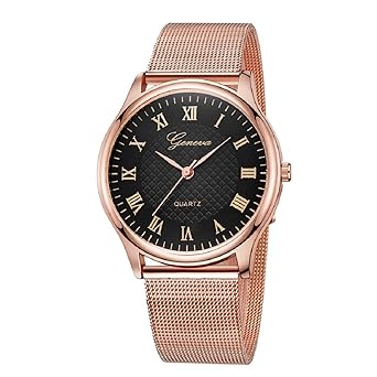 Big Dial Rose Gold Women's Watch - (GP-419)