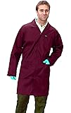 WHITE LAB COAT Laboratory Medical Uniform Warehouse Doctor Overall Food