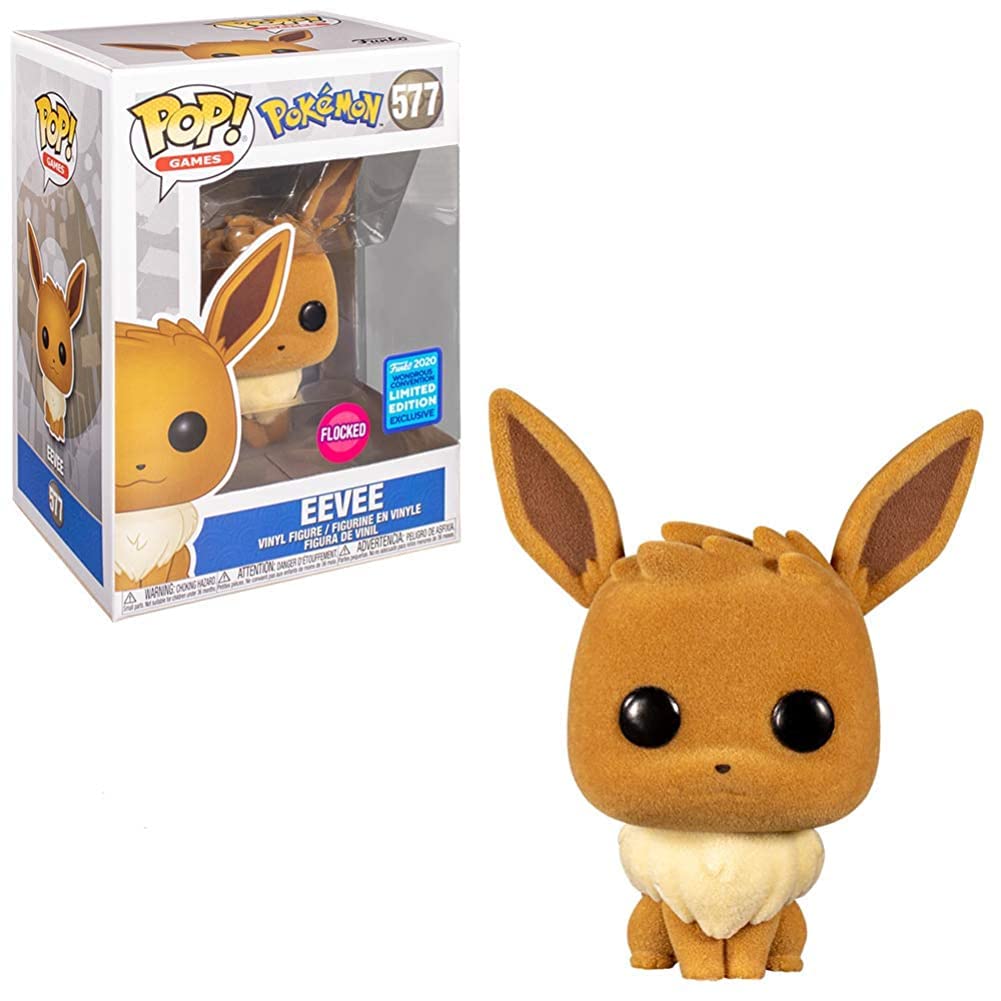 Funko Pop! Games: Flocked Eevee Wondrous Convention Limited Edition Exclusive #577