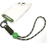 Rongboer Cell Phone Lanyard Wrist Strap - Phone & Camera Wrist Strap, Short Lanyard for Keys, Jungle Green