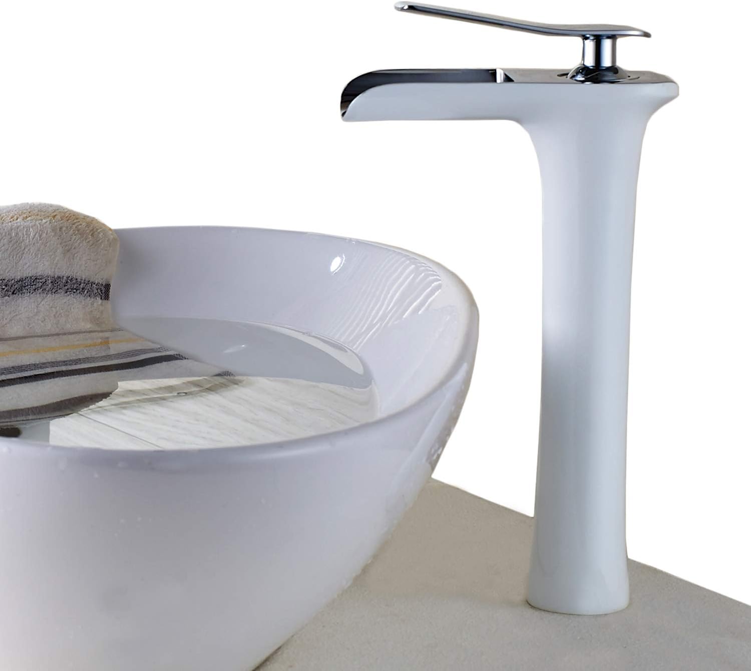 Alta Cascada Grifo del Baño Monomando Grifo del Fregadero mezclador