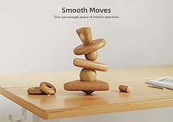 Claiks Bamboo Electric Standing Desk, Adjustable