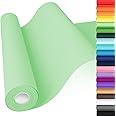 Donyang St Patricks Day Light Green Wrapping Paper, 15"x900" (80 1/4FT) Mother's Day Art Craft Poster Bulletin Board Decorative Paper Roll, Happy Birthday Anniversary Bouquet Flower Wedding Gift Wrap