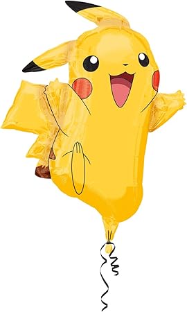 Amscan Super Shape Folienballon Pikachu Grosse Circa 62 X 78 Cm Heliumballon Geburtstag Dekoration Amazon De Spielzeug