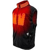 Gerbing 7V Men's Thermite Fleece Vest 2.0 – Heating Technology with 8 Hours 7V Battery – Rechargeable Battery Kit Included