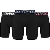 PSD Underwear Mens Boxer Briefs - Paisley Print, Standard Length Packs and Singles, Soft & Breathable Boxer Briefs for Men