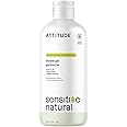 ATTITUDE Body Wash for Sensitive Skin with Oat and Avocado Oil, EWG Verified, Dermatologically Tested, Vegan, 16 Fl Oz