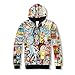 eiowhrfsedc hoodies Men Women Hoodies Sweatshirt Cartoon Rick and Morty Print Fashion Hoodie Casual Pullovers Color as The Picture XL
