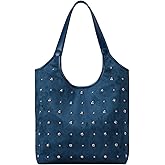 OWGSEE Straw Tote Bags for Women, Summer Straw Purses and Handbags Shoulder Woven Raffia Beach Bag with Coin Purse