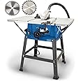 Scheppach Table Saw HS100S | 230V 2000W | Cutting Height 85mm | Saw Blade Diameter 250mm | Includes Table Widening and Base | Table Size with Widening 642 x 940 mm | Includes 2nd Saw Blade