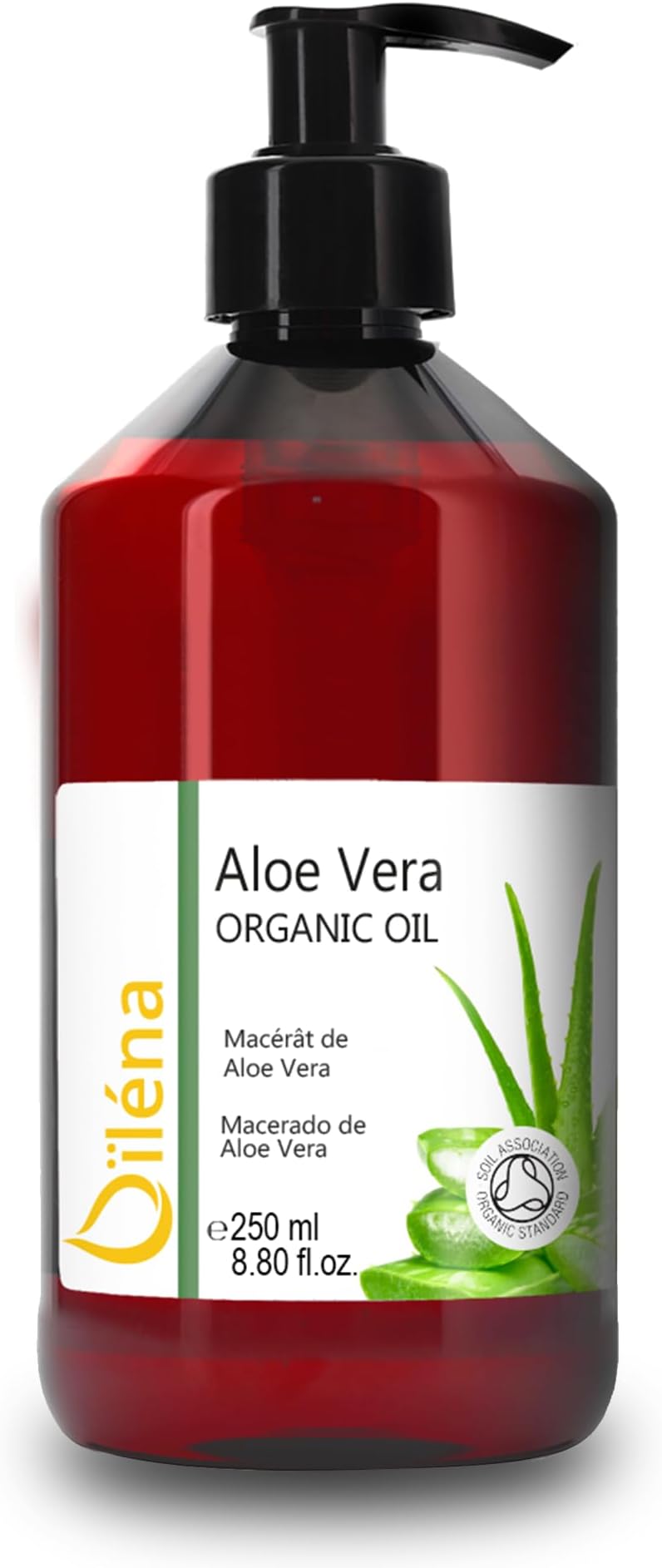 Oïléna Pure Aloe Vera Macerated Oil 250ml Cellular Regenerator Hair Body
