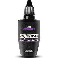Smelling Salts - Squeeze (Original) - Very Strong, Pre-Activated with Hundreds of Uses Per Bottle - AmmoniaSport