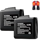 kelingdun 2pcs 7.4V 3500mAh Lithium Polymer Batteries.Rechargeable Li-Polymer Batteries for Heated Gloves, Socks,and Jackets, Ideal for Skiing,Fishing,and Winter Sports. Female DC Jack Compatibility.
