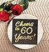 60th Birthday Decorations Party Supplies Cocktail Napkins Black 50 Pack,5