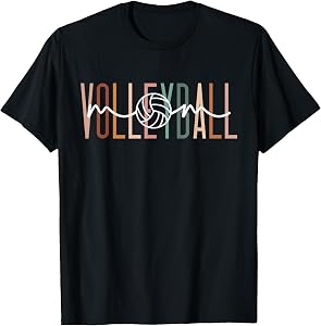 Volleyball Mom Volleyball Mama Cute Mom Life Volleyball T-Shirt