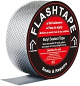 fowong Butyl Tape Waterproof Tape 50mm x 5M Heavy Duty Roof Repair