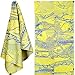 4MONSTER Microfiber Beach Towel for Travel - Quick Dry Super Absorbent Lightweight Towel for Swimmers, Sand Free Towel, Beach Towels for Kids & Adults, Pool, Swim, Water Sports, 63x31''