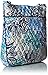 Vera Bradley Women's Cotton Triple Zip Hipster Crossbody Purse, Santiago, One Size